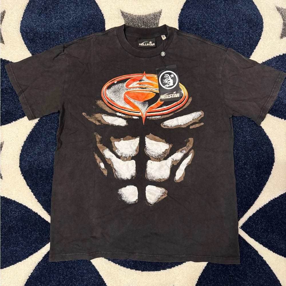 Hellstar Superhero Black T-Shirt Men’s Size Large